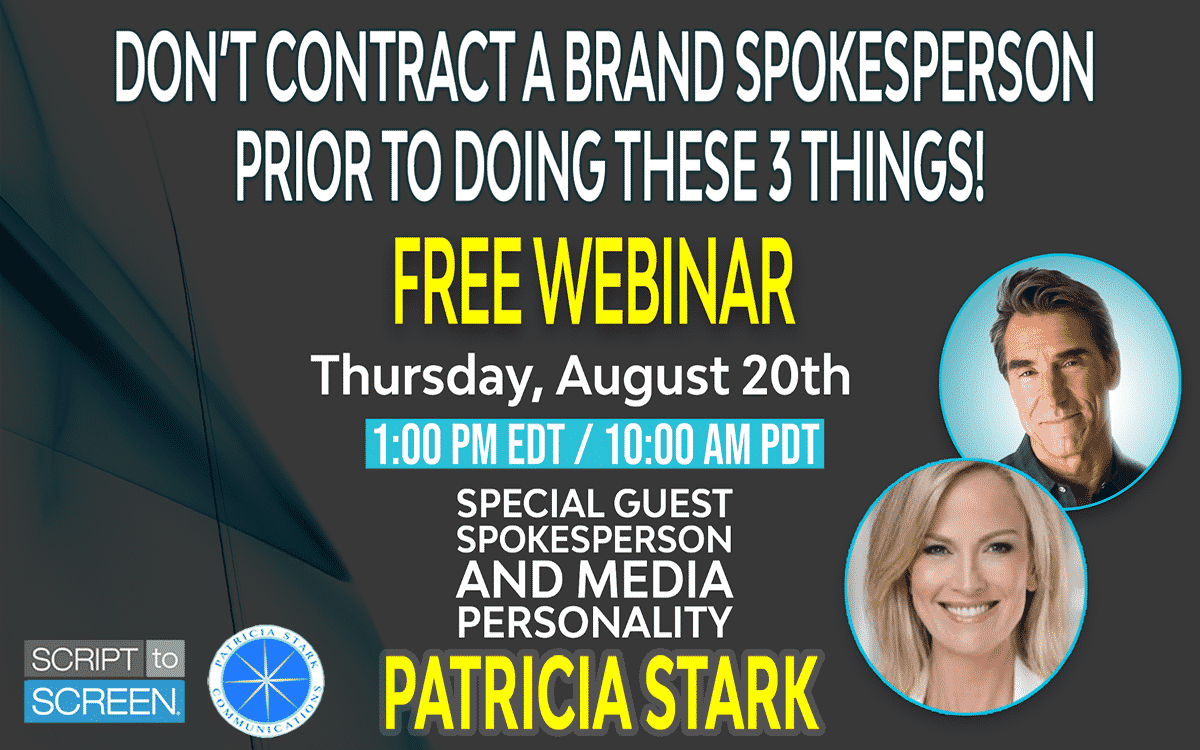 Don’t Contract A Brand Spokesperson Prior to Doing These 3 Things Webinar