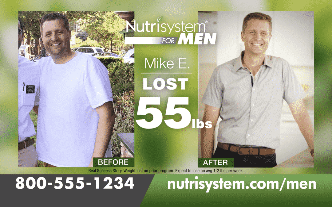 Nutrisystem for Men Before & After :60